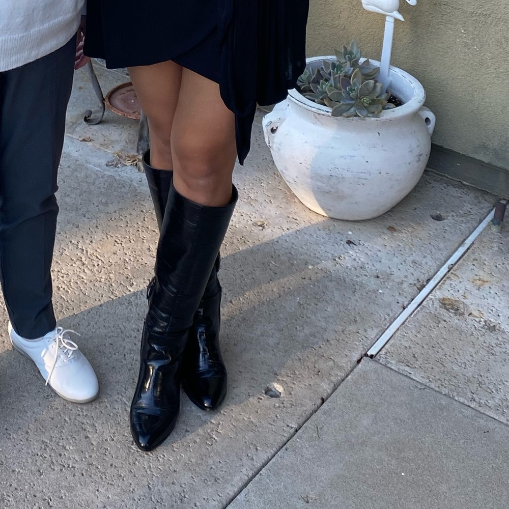 Black SnakeSkin VRG GRL boots